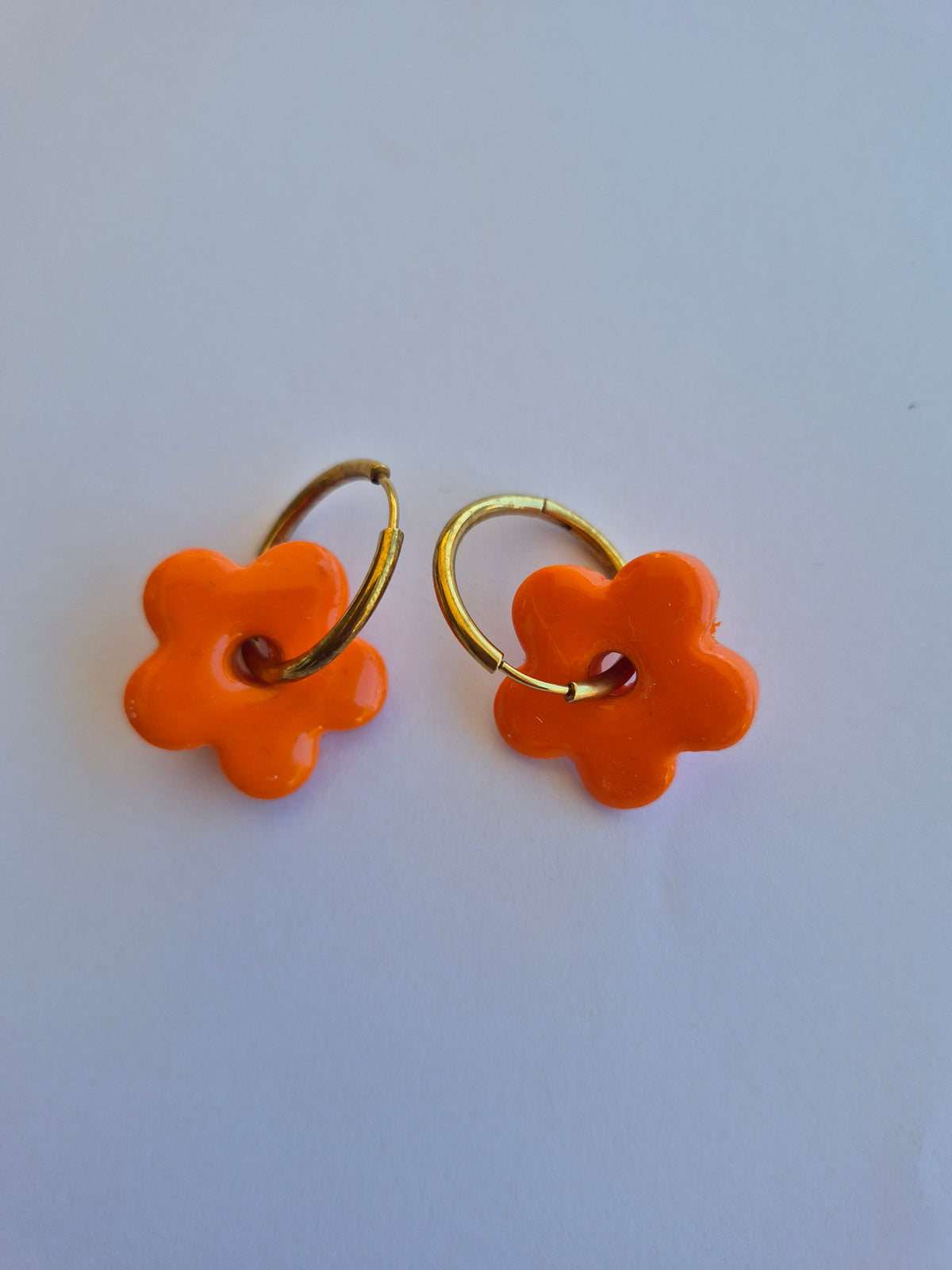 Pendientes Flor en aro
