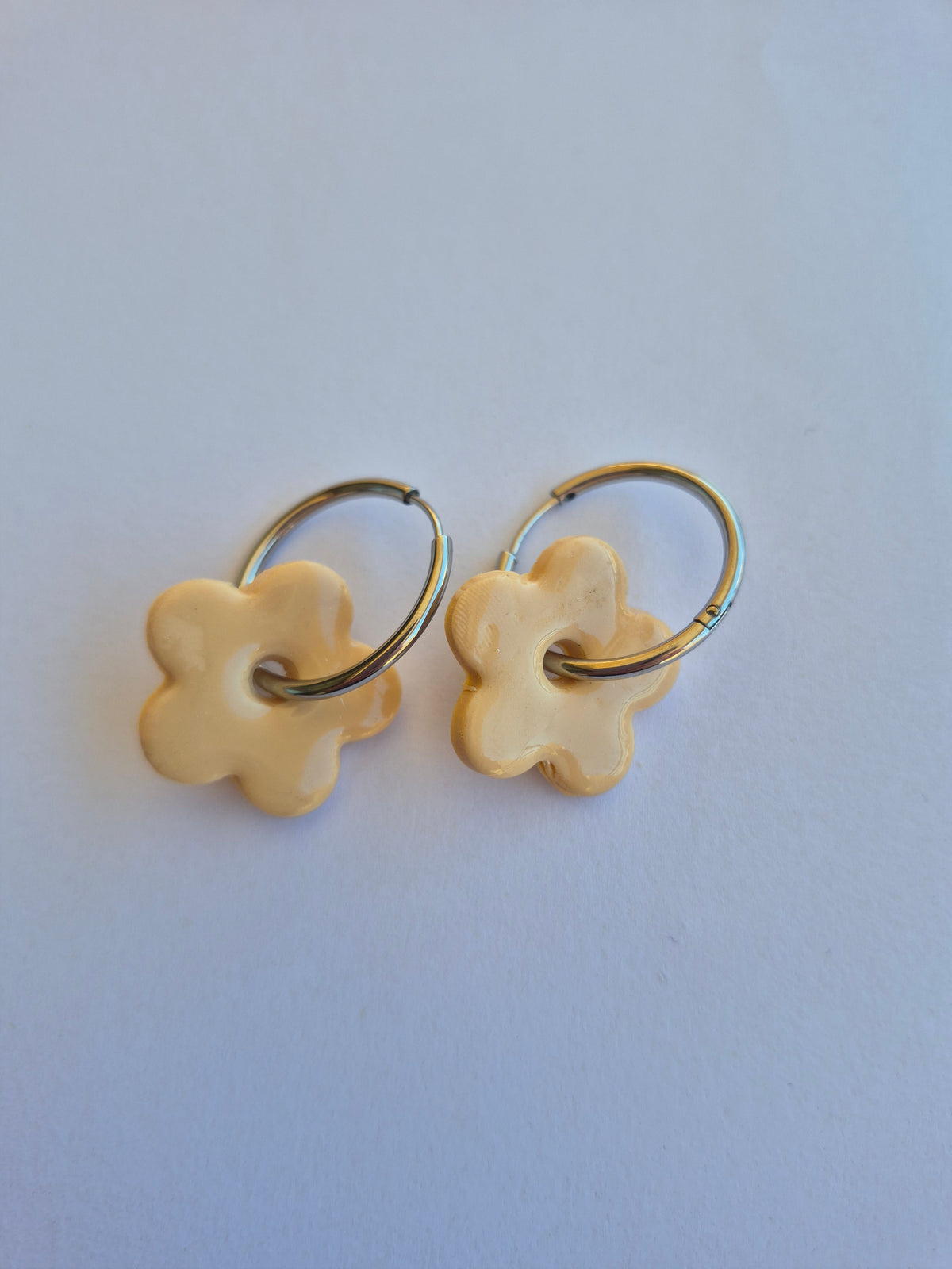 Pendientes Flor en aro