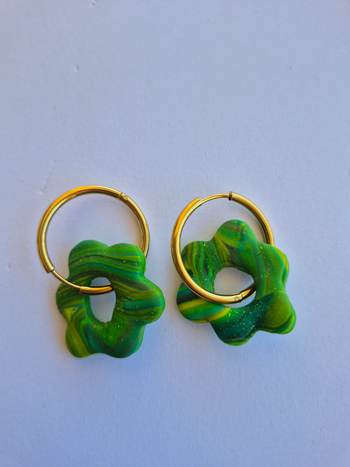 Pendientes Flor en aro