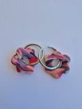 Pendientes Flor en aro