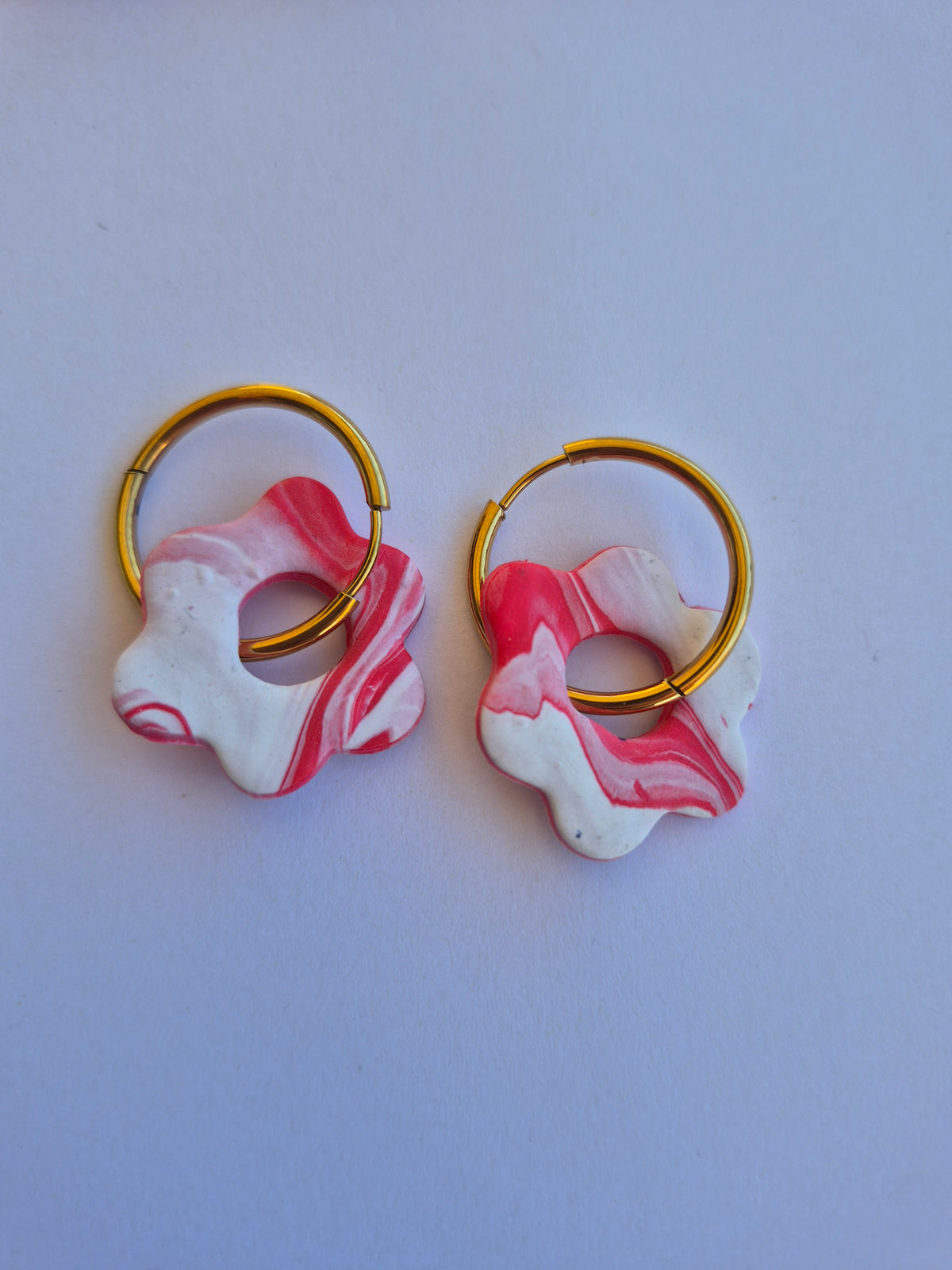Pendientes Flor en aro