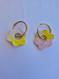 Pendientes Flor en aro