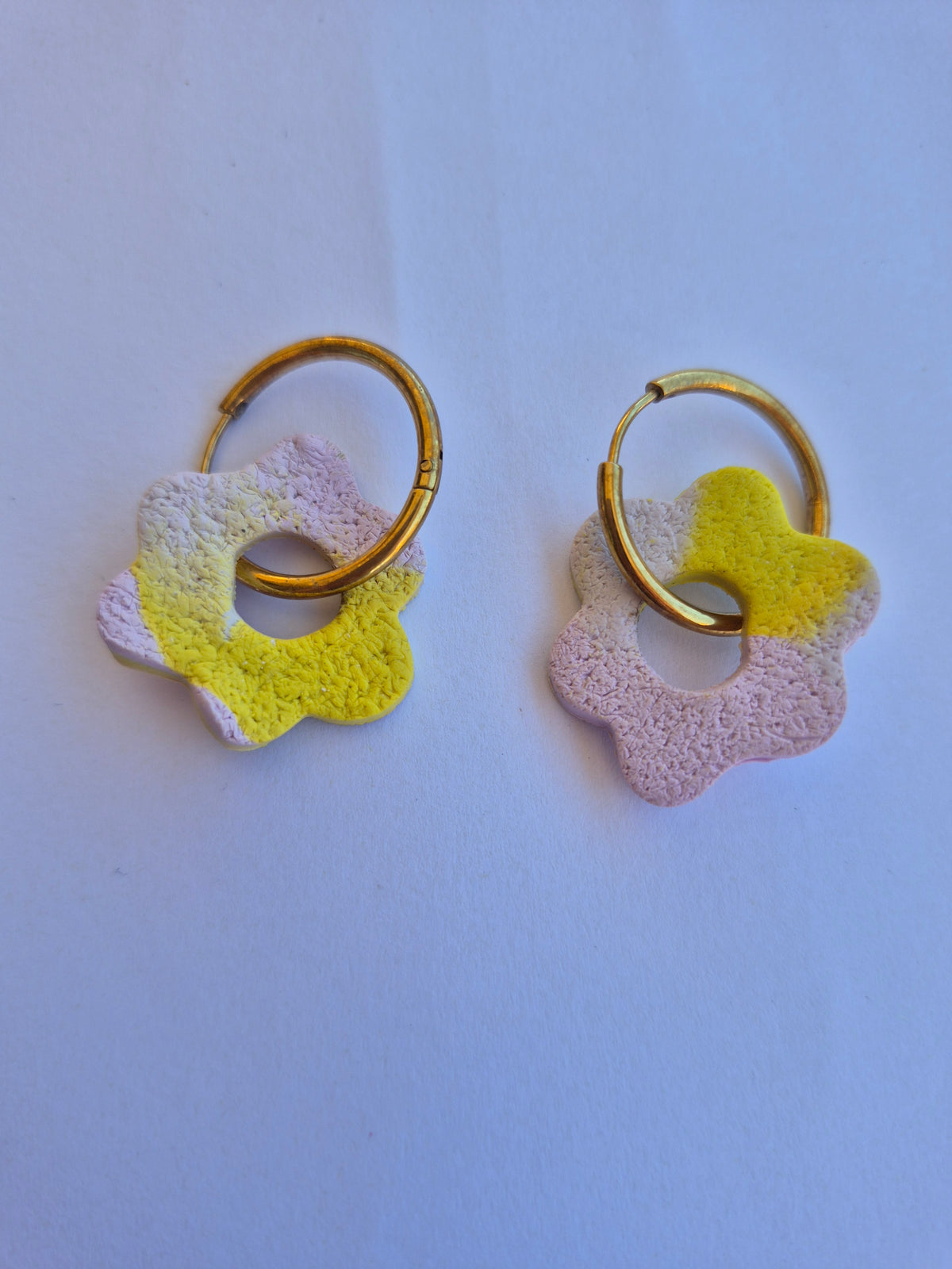 Pendientes Flor en aro