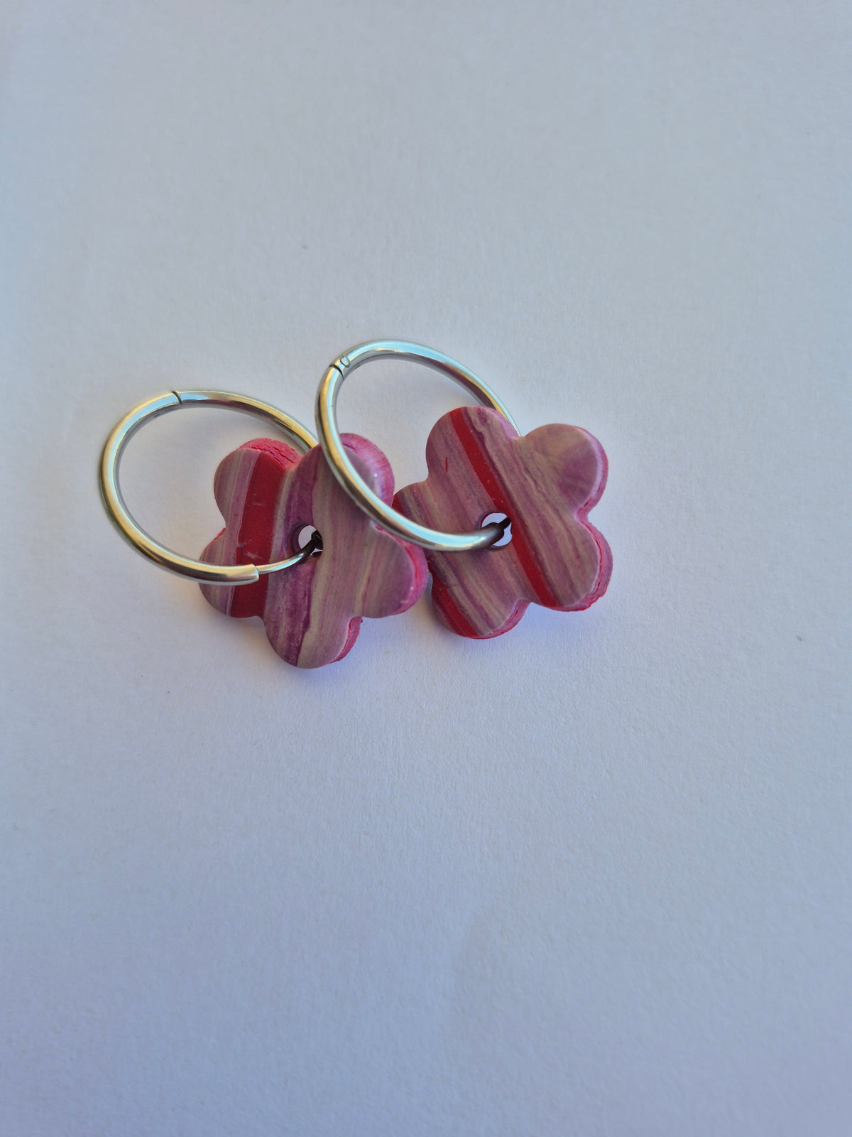 Pendientes Flor en aro