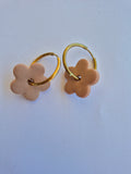 Pendientes Flor en aro