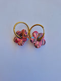 Pendientes Flor en aro