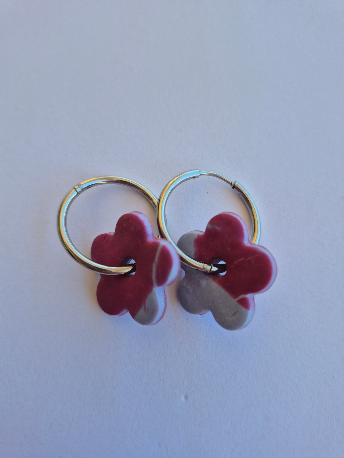 Pendientes Flor en aro