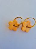 Pendientes Flor en aro